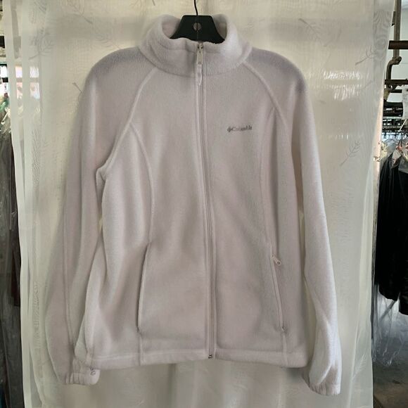 Columbia jacket white medium.  - Picture 1 of 9